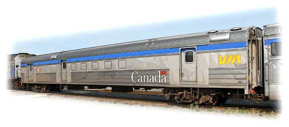 Fourgon à bagages - VIA Rail Canada