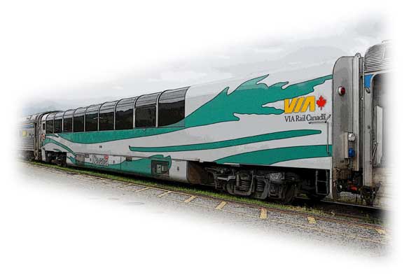 Glass-roofed Coach - VIA Rail Canada