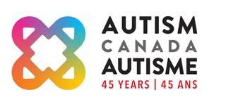 Logo Autism Canada Autisme - 45  years / 45 ans